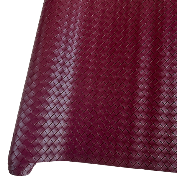 3D Weave RAVELLO PU Roll - AUBERGINE 46cm x 135cm