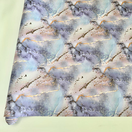 Twilight Sky Marble PU Roll  46cm x 135cm