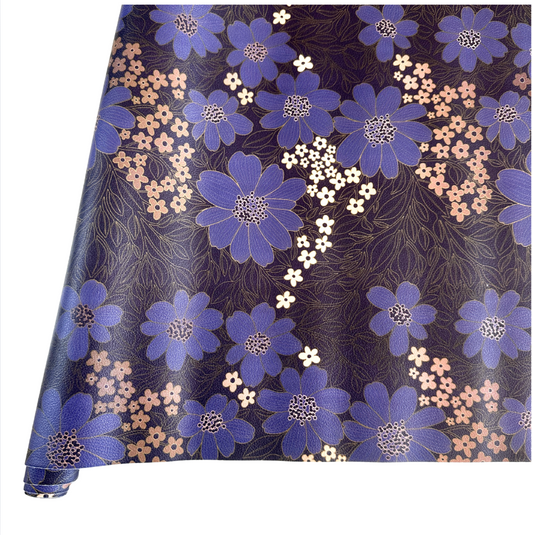 Golden Gardenia PU Roll - Amethyst  46cm x 135cm