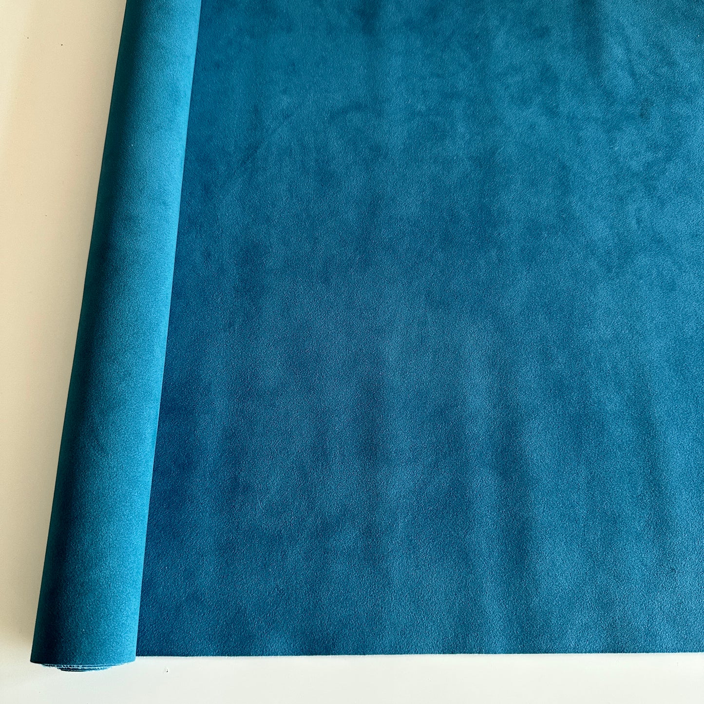 Faux Velvet Suede Roll 46cm x 135cm PETROL