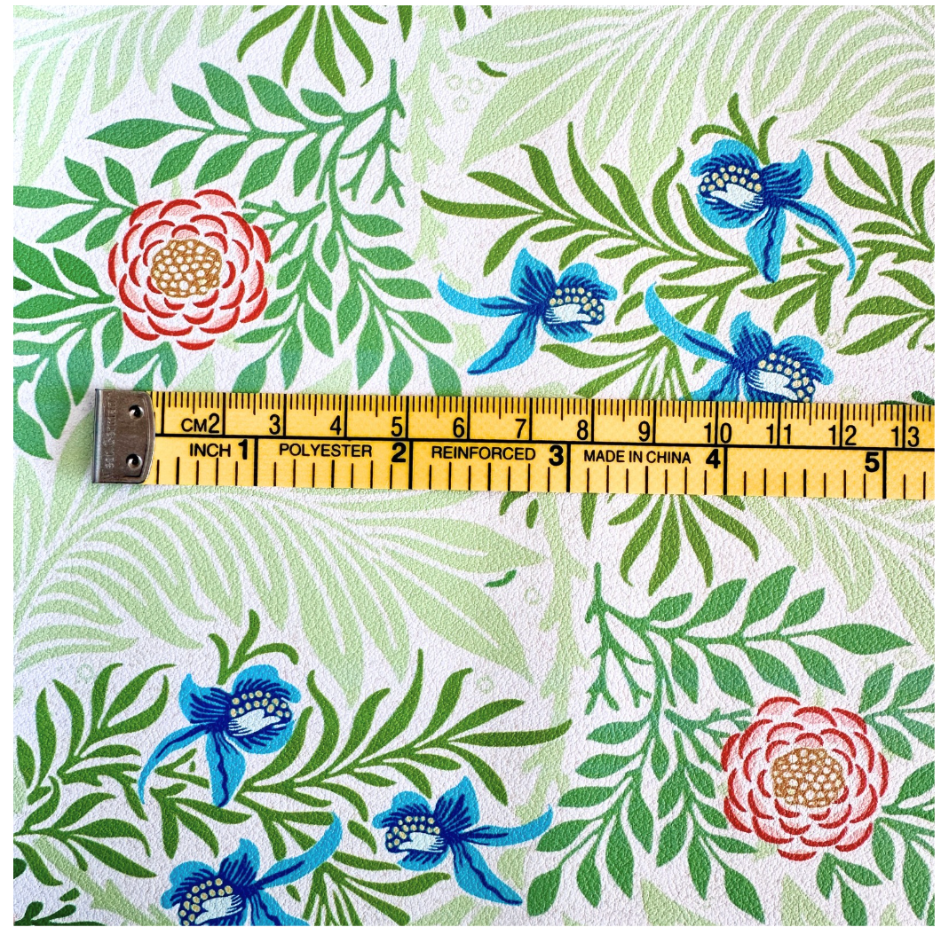 William Morris Larkspur PU Roll - Green 46cm x 135cm