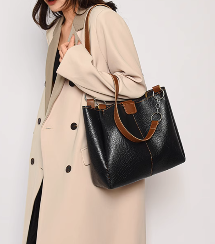 Sew Lisa Lam Charlie Tote Kit - Black & Choc