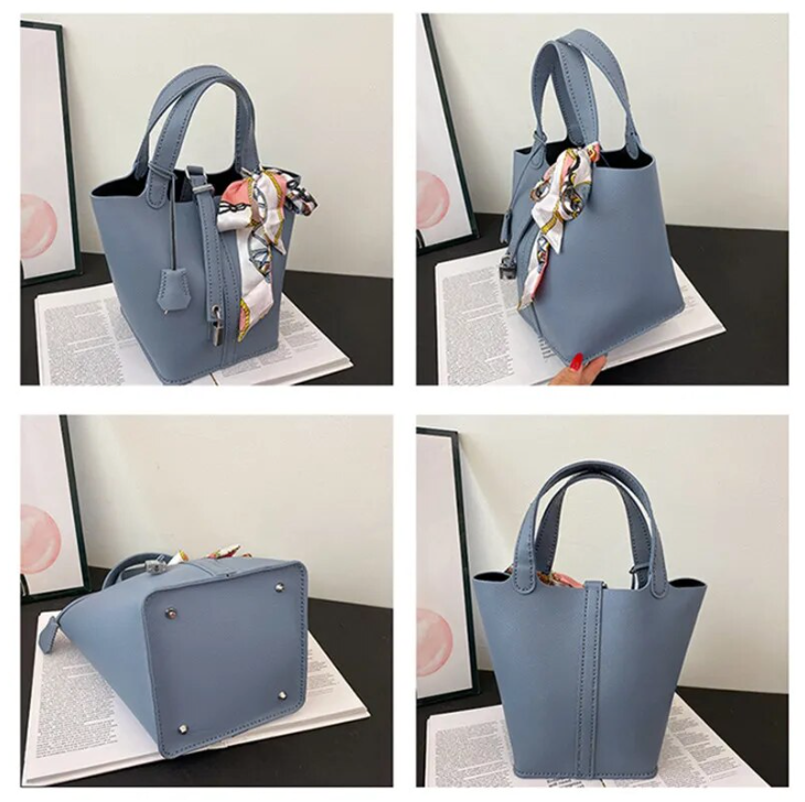 Sew Lisa Lam Bella Bucket Bag Kit - Airforce Blue