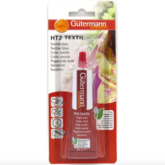 Gutermann HT2 Textile Glue - 30g Tube