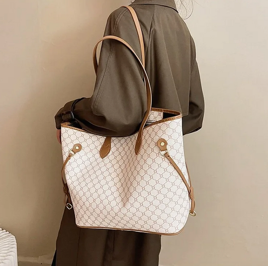 Sew Lisa Lam Milano Tote Bag Kit - Cream