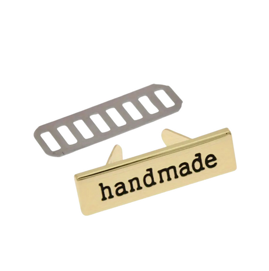 10pk Gold Handmade Metal Labels