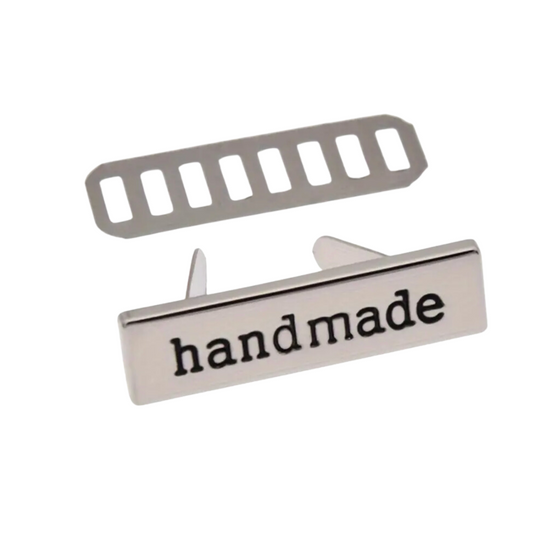 10pk Silver Handmade Metal Labels