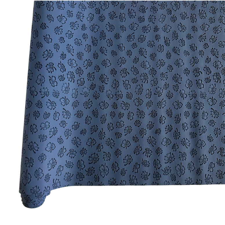 Lucky Clover PU Roll - NAVY 46cm x 135cm