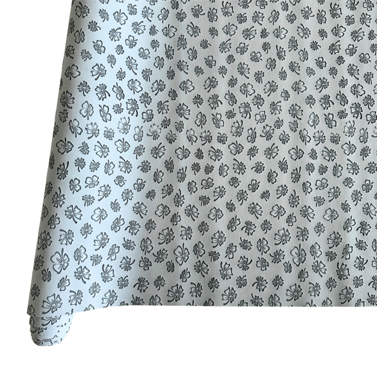 Lucky Clover PU Roll - BLUEY GREY 46cm x 135cm