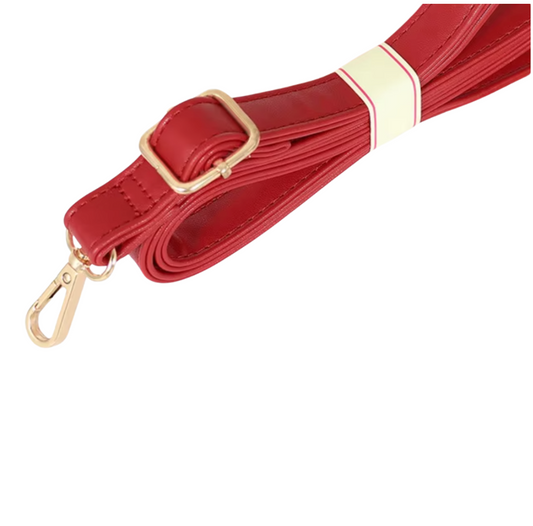 Adjustable Crossbody Strap - POSTBOX RED  130cm x 2cm