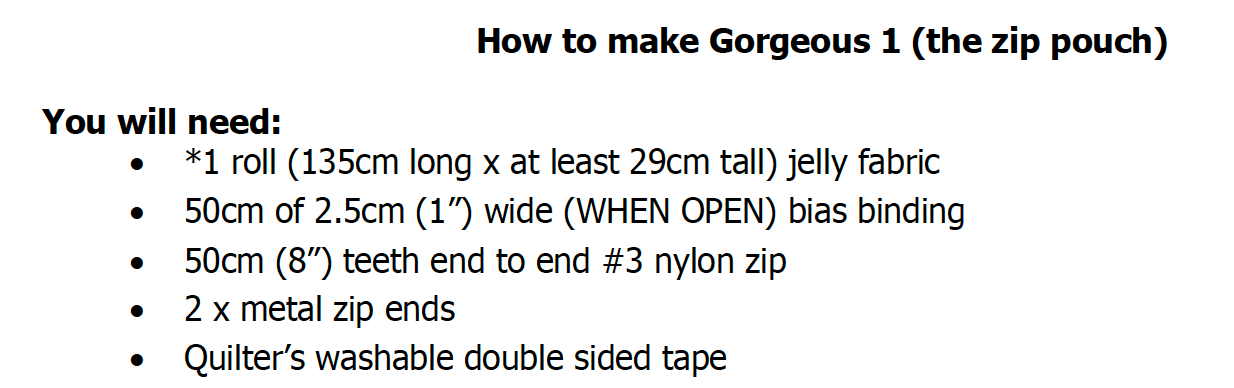 2 Clearly Gorgeous Pouches Pattern Booklet