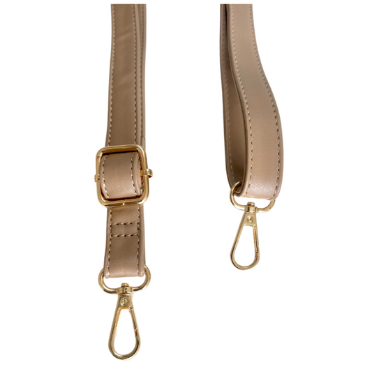 Adjustable Crossbody Strap - Stone  130cm x 2cm