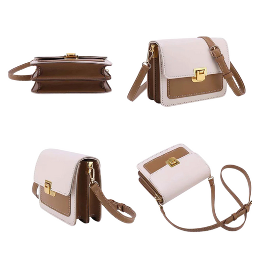 Sew Lisa Lam Emily Handbag Kit - Milk / Choc