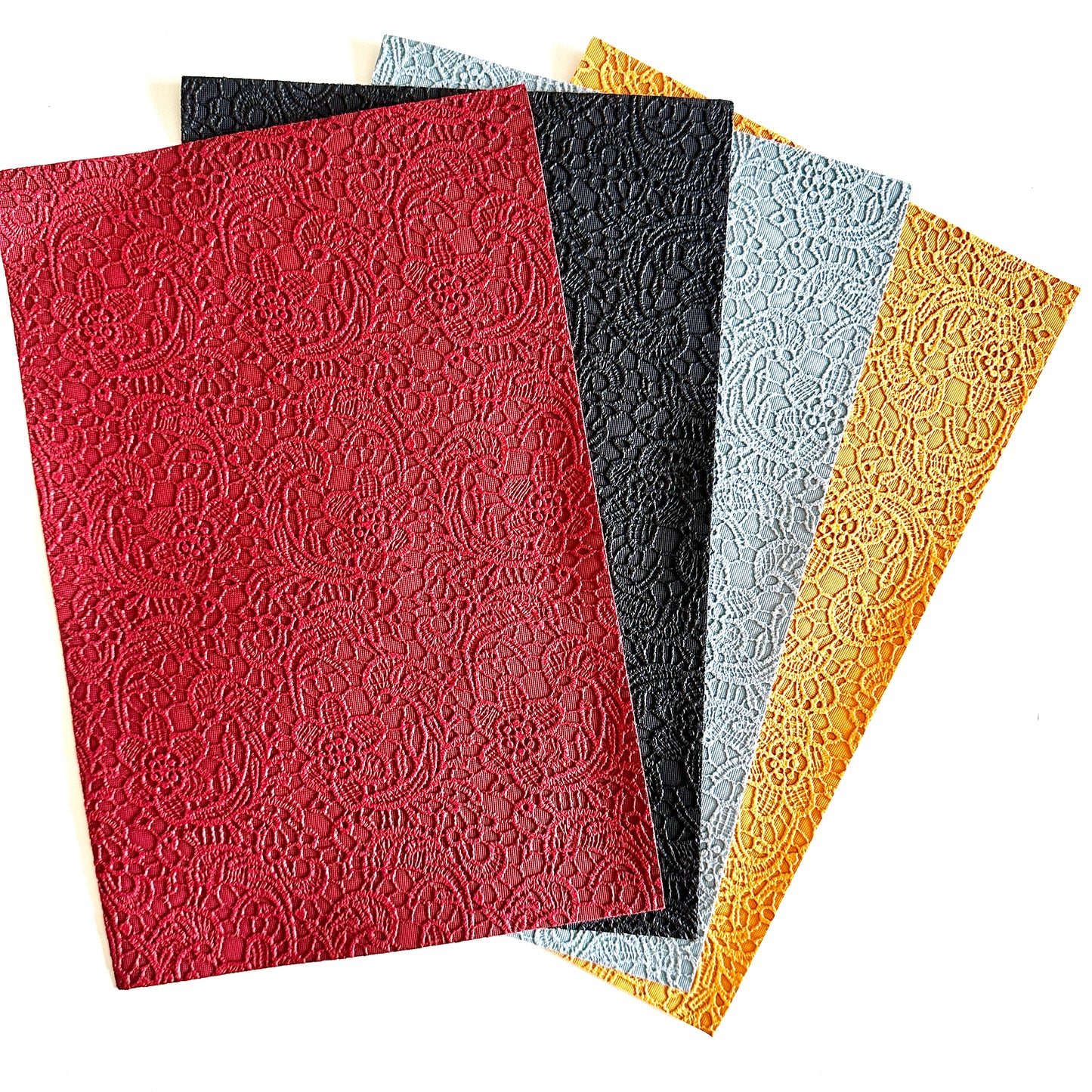 4pk Mixed PU Pack - 3D Lace BRIGHTS 20cm x 30cm