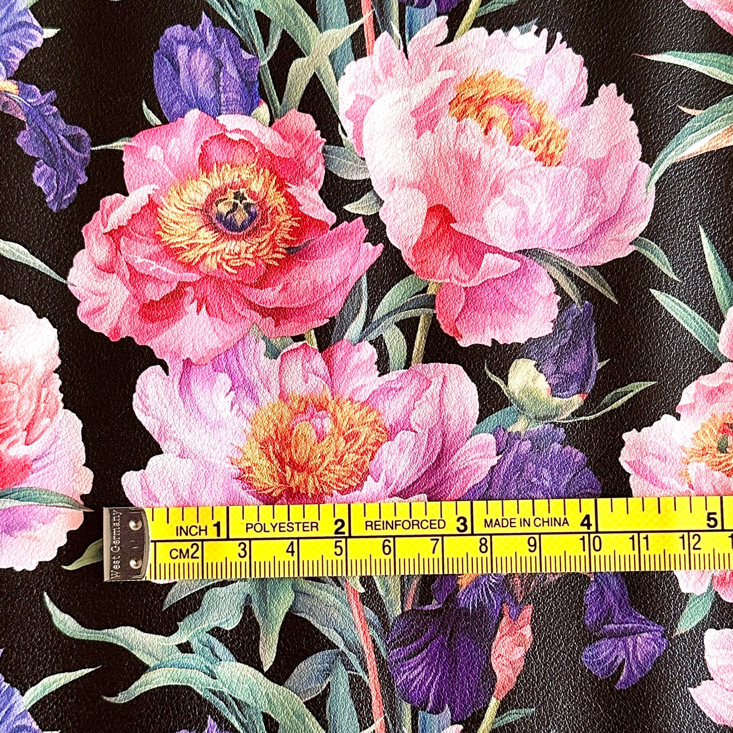 Lush Bloom Irises and Peonies PU Roll 46cm x 135cm