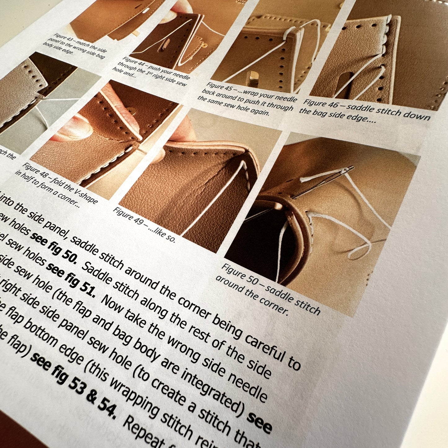 Sew Lisa Lam Gabrielle Handbag Kit - Praline