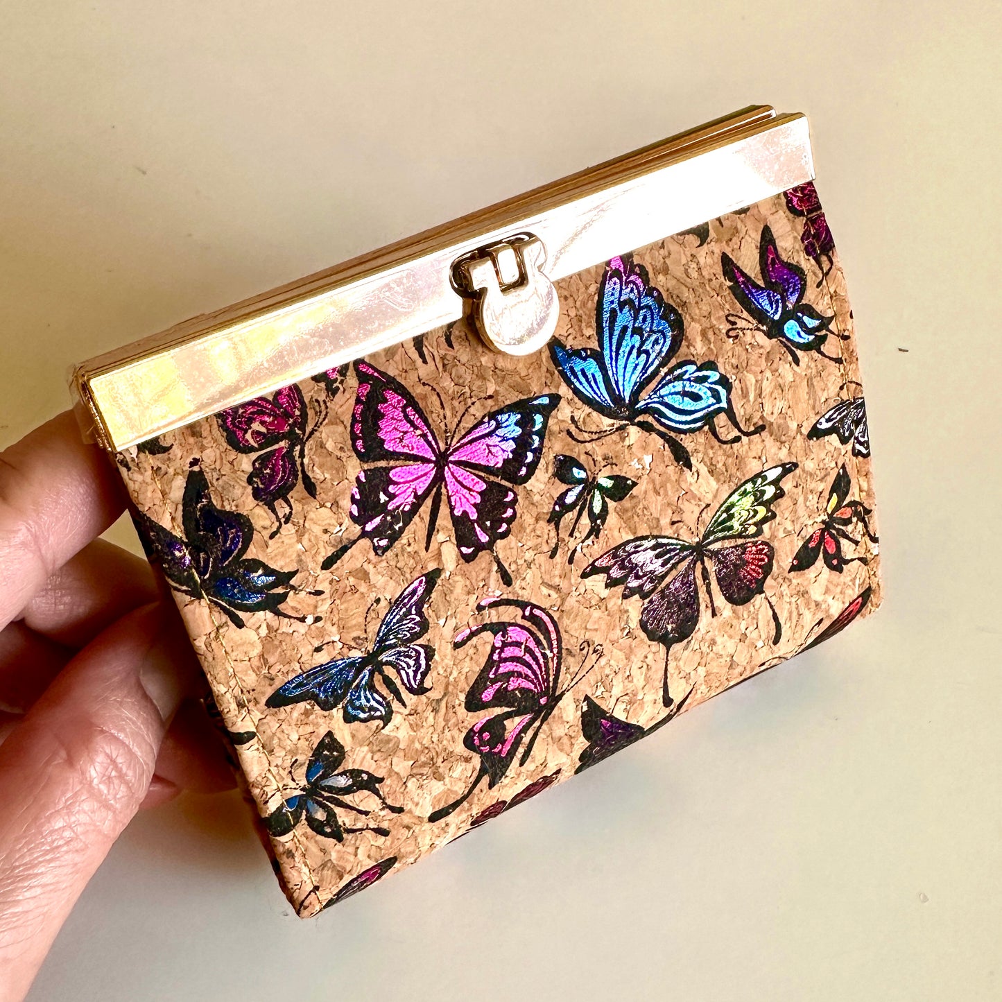 Cork Iridescent Butterflies 30cm x 135cm