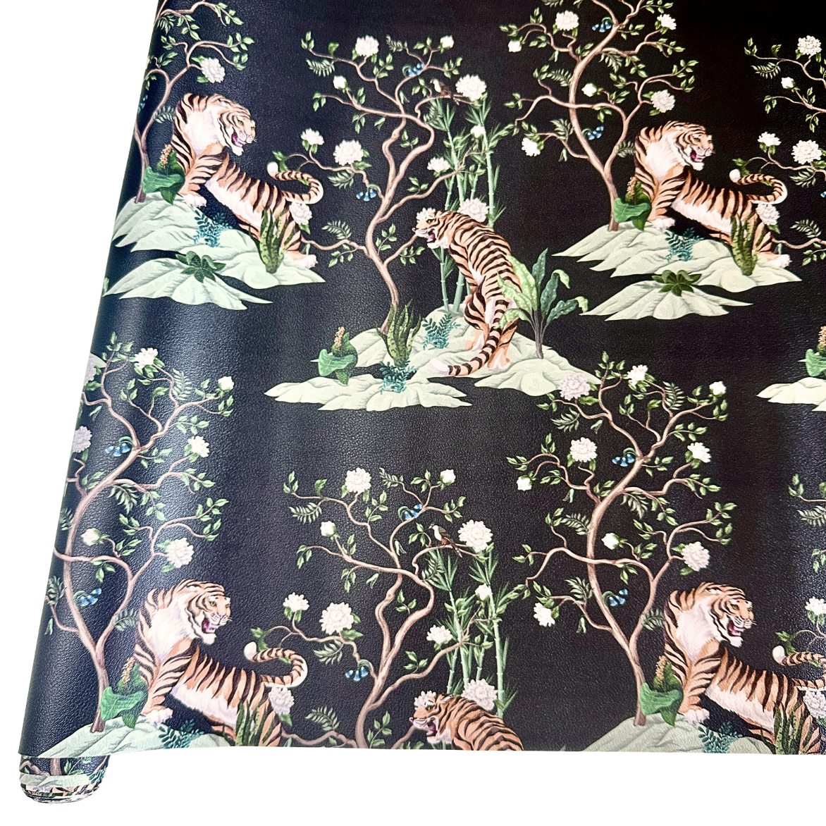 Jade Tigers PU Roll  46cm x 135cm