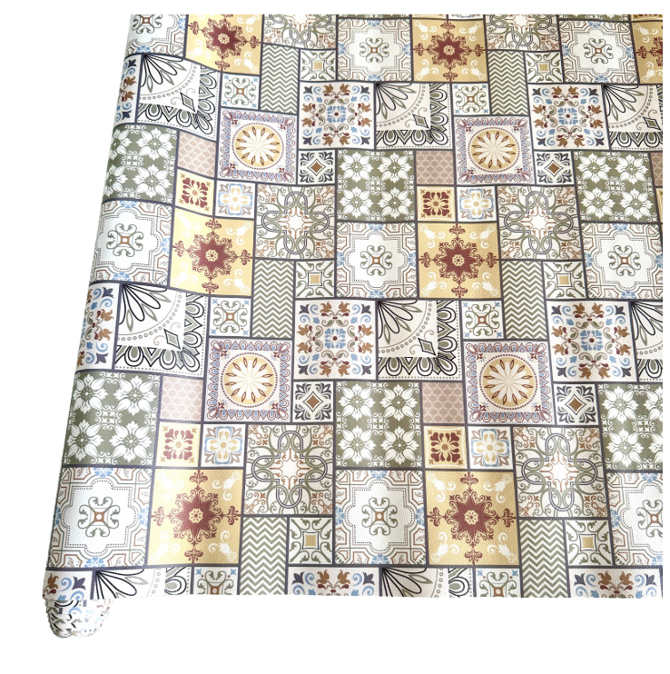 Spanish Tile PU Roll -  46cm x 135cm