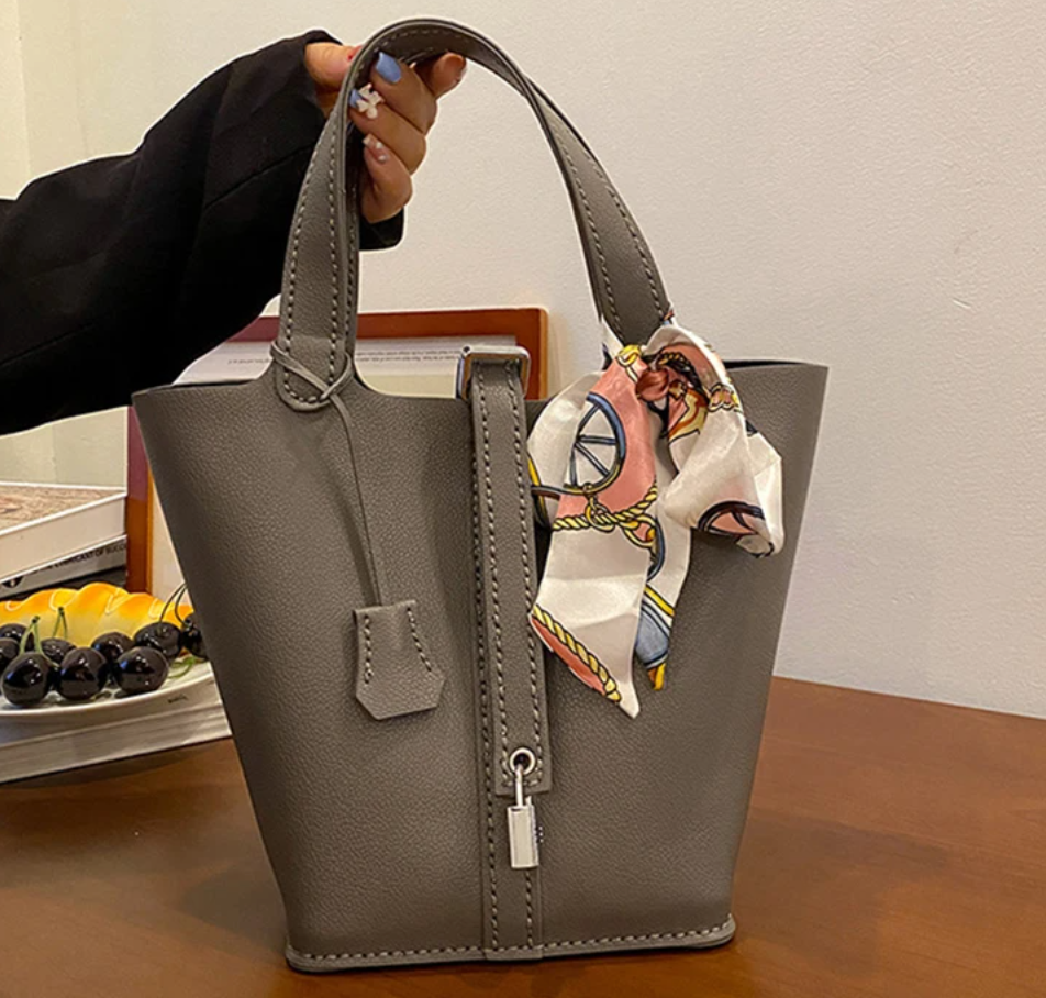 Sew Lisa Lam Bella Bucket Bag Kit - Slate Grey