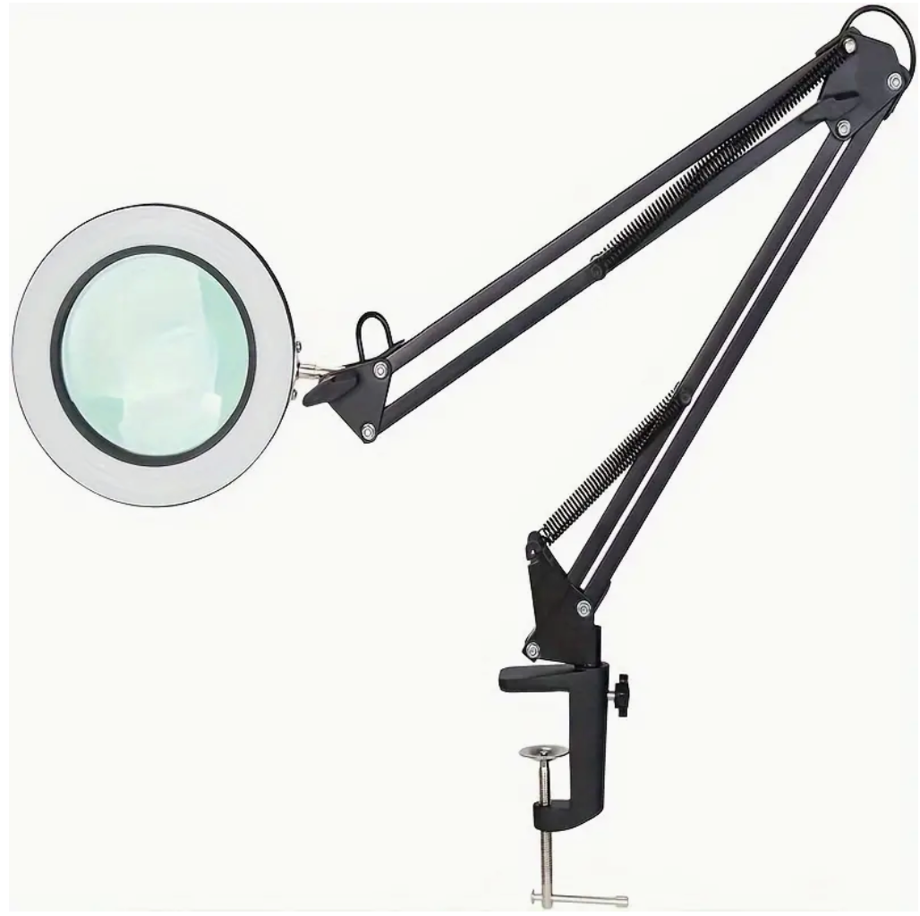 10 x Magnification LED Dimmable Task Lamp - 3 Light Modes