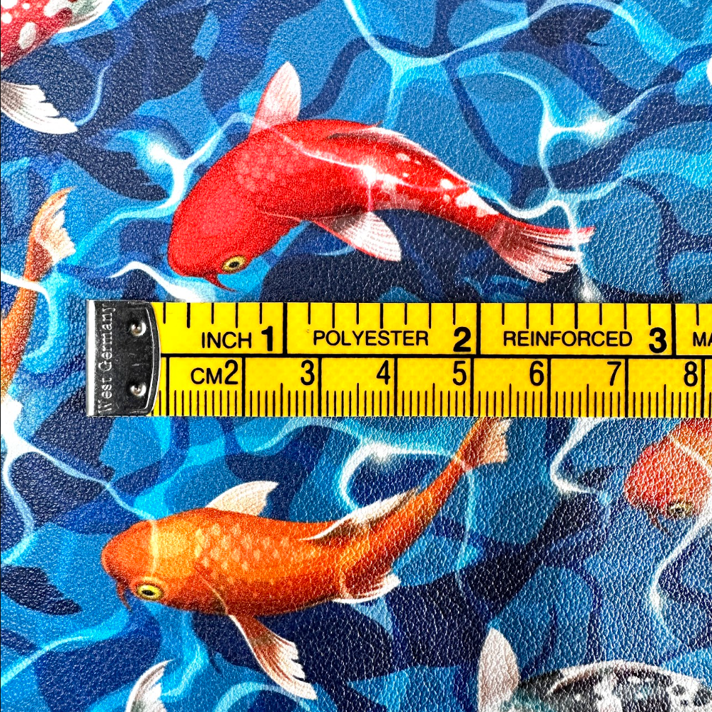 Swimming Koi PU Roll 46cm x 135cm