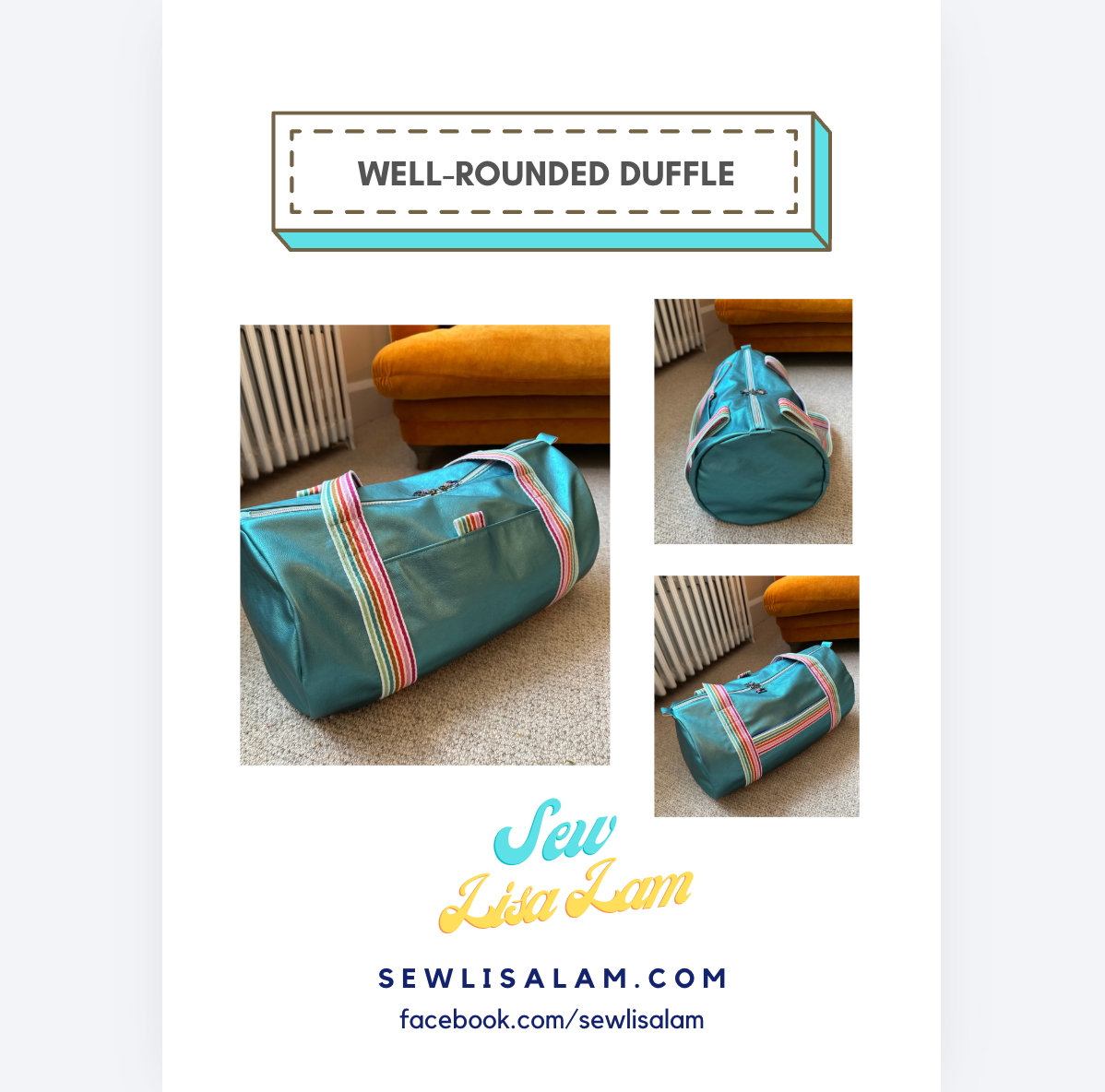 The Well-Rounded Duffle Bag Pattern Booklet – sewlisalam