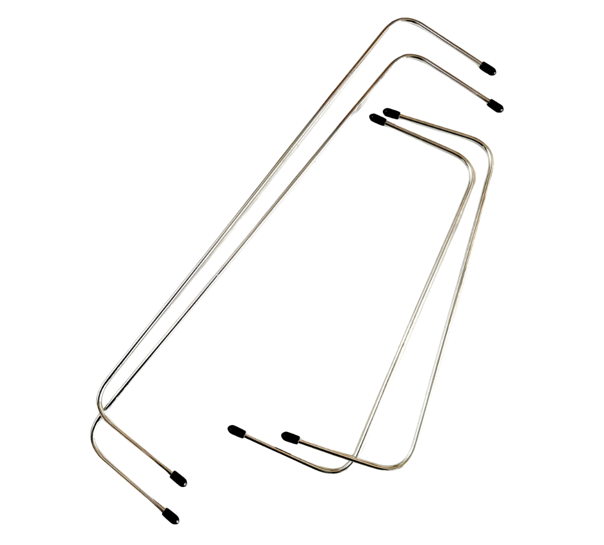 Zipstone Wire Bag Frames - 2 pairs (2 sizes 20cm and 30cm)