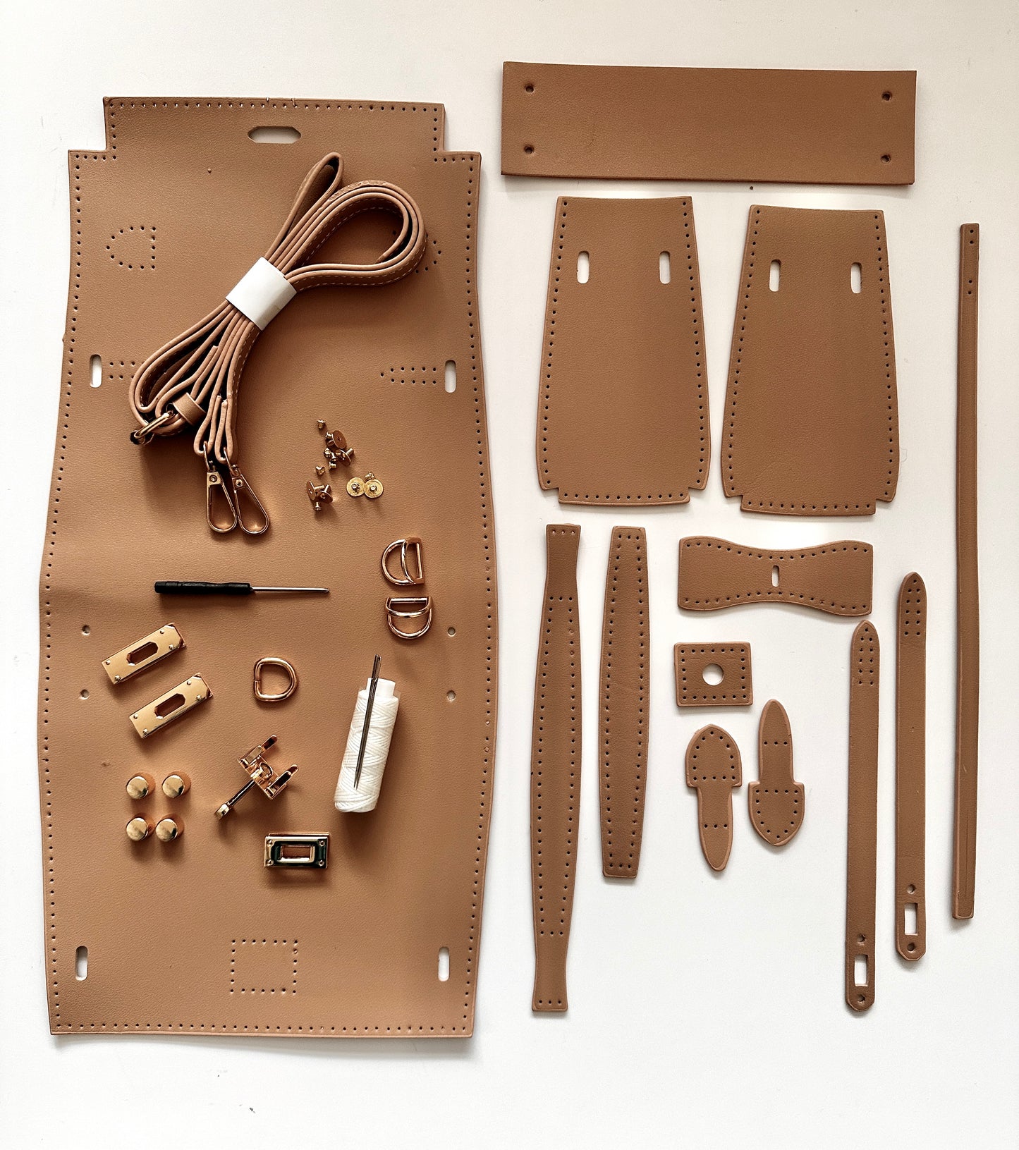 Sew Lisa Lam Gabrielle Handbag Kit - Almond